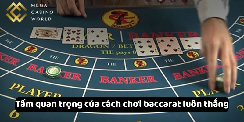 Tầm quan trọng của cách chơi baccarat luôn thắng