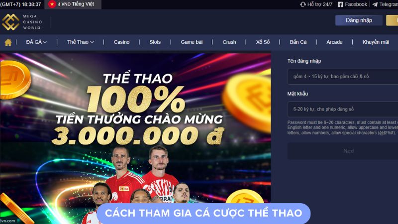 Cách tham gia cá cược thể thao