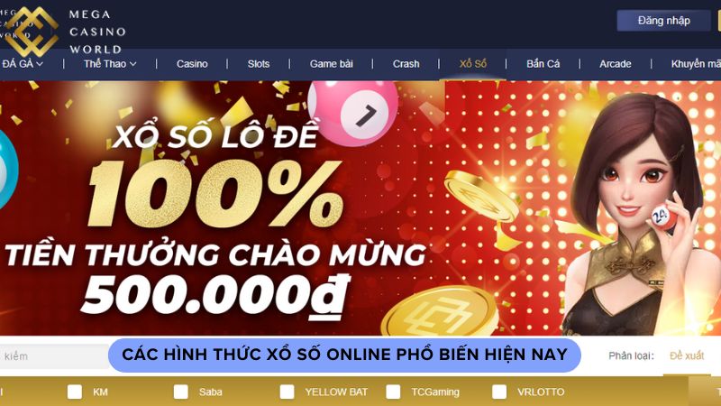 Các hình thức xổ số online phổ biến hiện nay